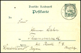 6694 1913, Ganzsachenkarte 5 Pfg, Stempel FINSCHHAFEN DNG 18/10/13, Adressiert Nach Thumsenreuth/Oberpfalz Mit Interessa - Andere & Zonder Classificatie