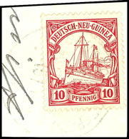 6745 1911, Ca., DEUTSCHE SEEPOST NEU-GUINEA-ZWEIGLINIE B 15/11 -- (Dampfer Prinz Sigismund) Etwas Schwach Auf Briefstück - Andere & Zonder Classificatie