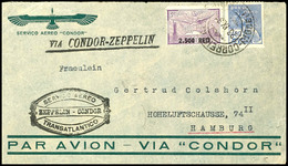 7075 1931, 2. Südamerikafahrt, Brasilianische Post Mit Sondermarke 2.500 R., Vordruckbrief Aus RIO DE JANEIRO 23.XI. Mit - Sonstige & Ohne Zuordnung