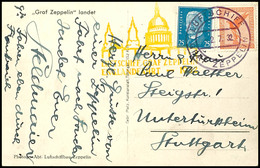 7104 1931, Englandfahrt, Bordpost Vom 2.7., Fotokarte Mit 25 Pfg. Reichspräsidenten Und 50 Pfg. Adler Sowie Text Eines P - Other & Unclassified