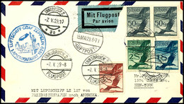 7263 Österreich: 1929, 1. Nordamerikafahrt, Auflieferung Friedrichshafen Mit Verzögerungsstempel, Brief Aus INNSBRUCK 7. - Sonstige & Ohne Zuordnung
