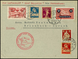 7277 Schweiz: 1930, Südamerikafahrt, Auflieferung Friedrichshafen Bis Pernambuco, Brief Aus ROMANSHORN 16.V. Mit Hoher F - Autres & Non Classés