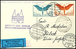7300 Schweiz: 1931, Ostseejahr-Rundfahrt, Auflieferung Friedrichshafen Bis Lübeck, Fotokarte Aus ROMANSHORN 11.V. Mit Gu - Andere & Zonder Classificatie