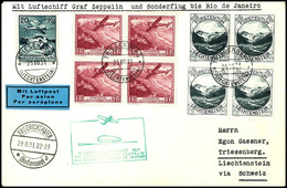 7315 Liechtenstein: 1931, 1. Südamerikaflug, Auflieferung Friedrichshafen Bis Rio De Janeiro Mit Best.-Stempel Type II,  - Andere & Zonder Classificatie