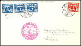 7389 Niederlande: 1936, 8. Nordamerikafahrt, Brief Aus ROTTERDAM 14.IX. Nach Ohio, Pracht, Katalog: Si.437B BF - Sonstige & Ohne Zuordnung