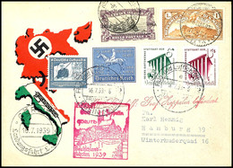 7391 San Marino: 1939, Fahrt Nach Görlitz, Brief Mit Mischfrankatur San Marino Und D. Reich Mit Allen Stempeln, Sogen. " - Sonstige & Ohne Zuordnung