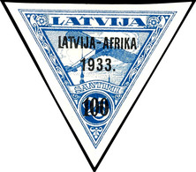 7455 10 S. - 100 S. Auf 25 S. Afrika-Flug, Ungebraucht, Tadellos, Unsigniert Mit Fotoattest Von Hoffmann BPP, Katalog: 2 - Latvia