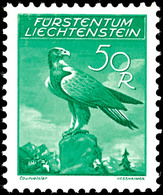 7458 10 Rp. - 50 Rp. Flugpost Kpl., Postfrisch, Pracht, Katalog: 143/47 ** - Liechtenstein