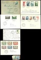 8257 1940, 6 Meist Philatelistische Belege Mit Luxemburg - Marken  BF - Luxembourg