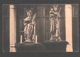 Humelgem - Kerk Van Humelghem - Oude Beelden Van O. L. V. En Van De H. Catharina, Patrones Van De Kerk - Steenokkerzeel