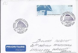 TP N° 625  SUR LETTRE DU 27.03.06 POUR LA FRANCE - Storia Postale