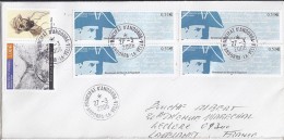 TP N° 625x4 +DIVERS  SUR LETTRE RECOMMANDEE DU 27.03.06 POUR LA FRANCE - Storia Postale