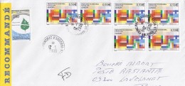 TP N° 627x6 + DIVERS SUR LETTRE RECOMMANDEE DU 12.05.06 POUR LA FRANCE+ POSTE RESTANTE - Brieven En Documenten