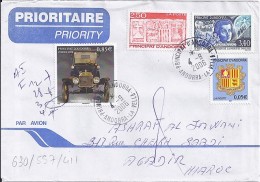 TP N° 630 + DIVERS  SUR LETTRE  DU 4.09.06 POUR LE MAROC - Storia Postale