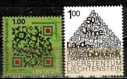 FL+ Liechtenstein 2011 Mi 1580-81 Mnh Jahrestage - Ungebraucht