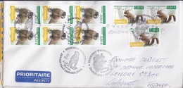 TP N° 634x6/635x3  SUR LETTRE RECOMMANDEE DU 20.01.07 POUR LA FRANCE - Brieven En Documenten