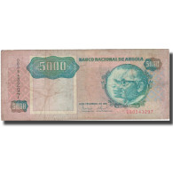 Billet, Angola, 5000 Kwanzas, 1991, 1991-02-04, KM:130a, TB - Angola