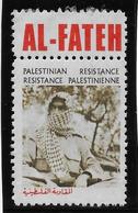 Palestine - AL-FATEH - Vignette Résistance Palestinienne - Neuf * - Palästina