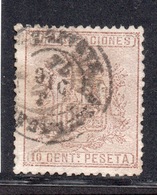 SPAGNA 1874  10 C. - Unused Stamps