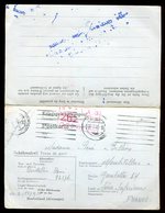Carte Avec Réponse Du Camp De Prisonnier " Stammlager XVII B " En 1943 Pour Montivilliers - WW II
