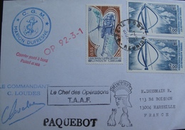 A116 - PAQUEBOT " MARION DUFRESNE " - CàD : LA REUNION LE PORT (1972) - ✉️ POUR MARSEILLE (FRANCE) - Correo Marítimo