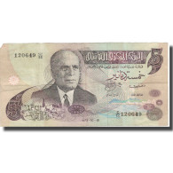 Billet, Tunisie, 5 Dinars, 1973, 1973-10-15, KM:71, TB+ - Tusesië