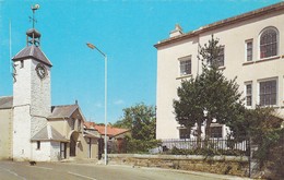 Postcard The Town Hall Laugharne Carmarthenshire [ Salmon ] My Ref  B12364 - Carmarthenshire