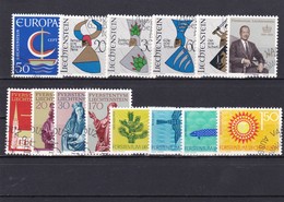 Liechtenstein, Kpl. Jahrgang 1966, Gest. (T 7855) - Annate Complete