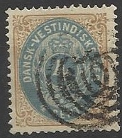 ANTILLES DANOISES N° 7 Dentelé 14 Oblitéré - Denmark (West Indies)