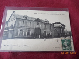 CPA - Jouy - La Place De L'Eglise - Jouy