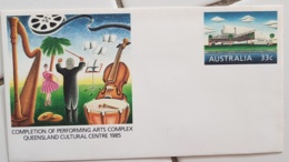 AUSTRALIE Musique, Musica, Instruments De Musique, Entier Postal Neuf Emis En 1985 - Music