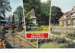 Postcard The Parks Of Sheffield [ Endcliffe Beauchief And Graves ] Yorkshire My Ref  B12366 - Sheffield