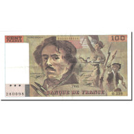 France, 100 Francs, 100 F 1978-1995 ''Delacroix'', 1968-1981, 1993, TTB+ KM:154g - 100 F 1978-1995 ''Delacroix''