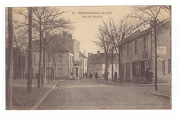 03 Varennes Sur Allier Rue De Gayette Cpa Carte Animée Animation - Other & Unclassified