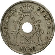 Monnaie, Belgique, 25 Centimes, 1929, TTB, Copper-nickel, KM:69 - 25 Cents