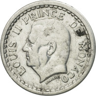 Monnaie, Monaco, Louis II, Franc, Undated (1943), TTB, Aluminium, Gadoury:MC131 - 1922-1949 Louis II