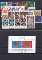 Liechtenstein, Kpl. Jahrgang 1976, Gest. (T 7876) - Annate Complete