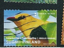 N° 1548  Oiseau Loriot Timbre Finlande (2001) - Used Stamps