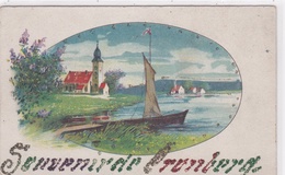 ¤¤  -  ALLEMAGNE  -  KROMBERG  -  CROMBERG   -  Souvenir D'.......  -  Carte à Paillettes  -  ¤¤ - Kronberg