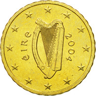 IRELAND REPUBLIC, 10 Euro Cent, 2004, SPL, Laiton, KM:35 - Ierland
