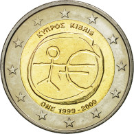 Chypre, 2 Euro, 10 Ans De L'Euro, 2009, SPL, Bi-Metallic, KM:89 - Zypern