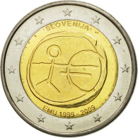 Slovénie, 2 Euro, European Monetary Union 10 Th Anniversary, 2009, SPL - Slovenia