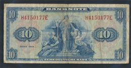BRD Rosenbg: 239a Mit B-Stempel Ausgabe Für West-Berlin Gebraucht (III) 1948 10 Deutsche Mark (9223270 - Autres & Non Classés
