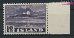 Island 253 Postfrisch 1948 Heklaausbruch (9223405 - Ungebraucht