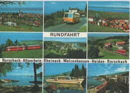 Rorschach-Altenrhein-Rheineck-Walzenhausen-Heiden-Rorschach Rundfahrt - Postauto - Rheineck
