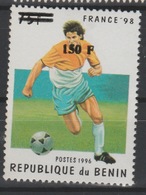 Bénin 2000 Mi. 1259 Football FIFA World Cup Football France 1998 Fußball Soccer Surchargé Overprint MNH** - Bénin – Dahomey (1960-...)
