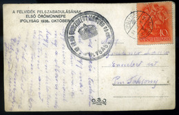 95725 IPOLYSÁG 1938. Visszatérés Képeslap Hungary/Slovakia - Hungary