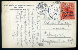 95726 ÉRSEKÚJVÁR 1938. Visszatérés Képeslap Hungary / Slovakia - Hungary