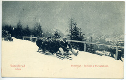 96235 TÁTRA 1908. Télisport, Régi Képeslap HUNGARY / SLOVAKIA - Ungheria