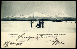 96239 TÁTRA 1908. Télisport, Régi Képeslap HUNGARY / SLOVAKIA - Hongarije